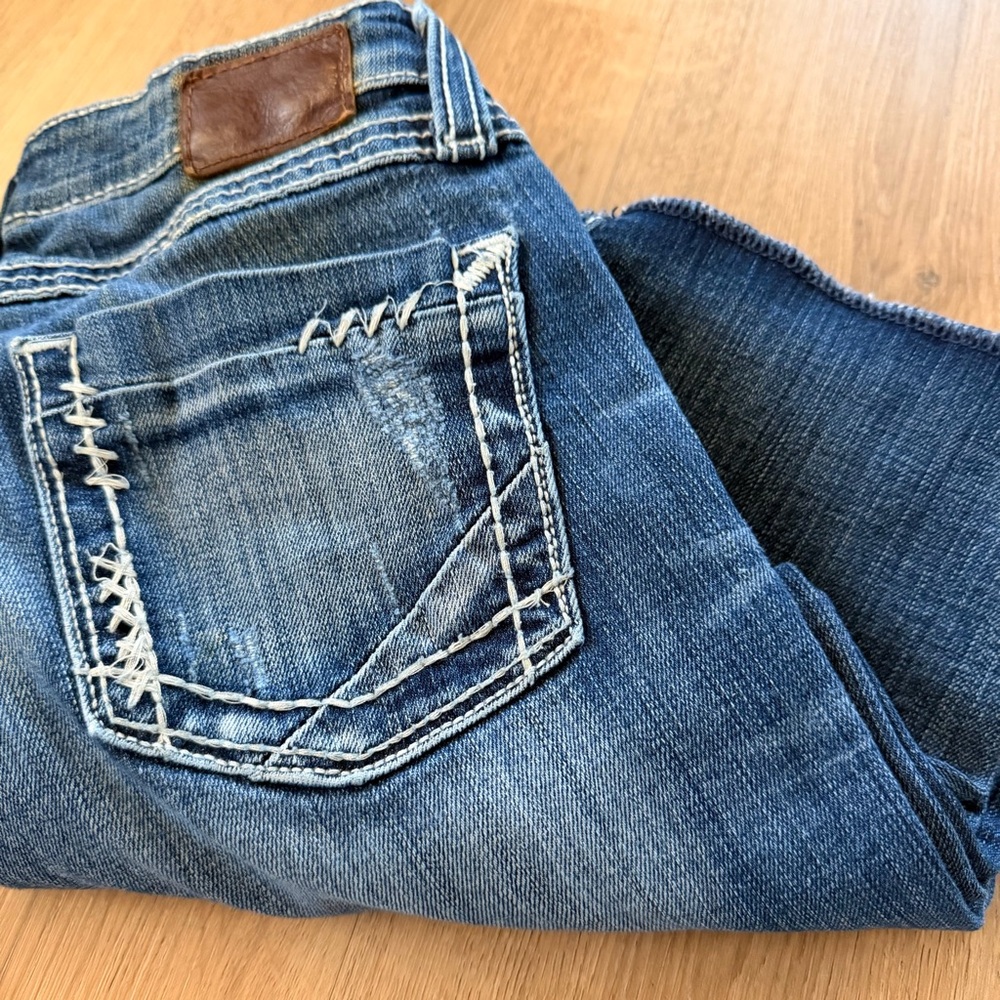 1213 Buckle BKE Starlite Capri Jeans 26 (25x23.5) Stretch Cotton Blend Western